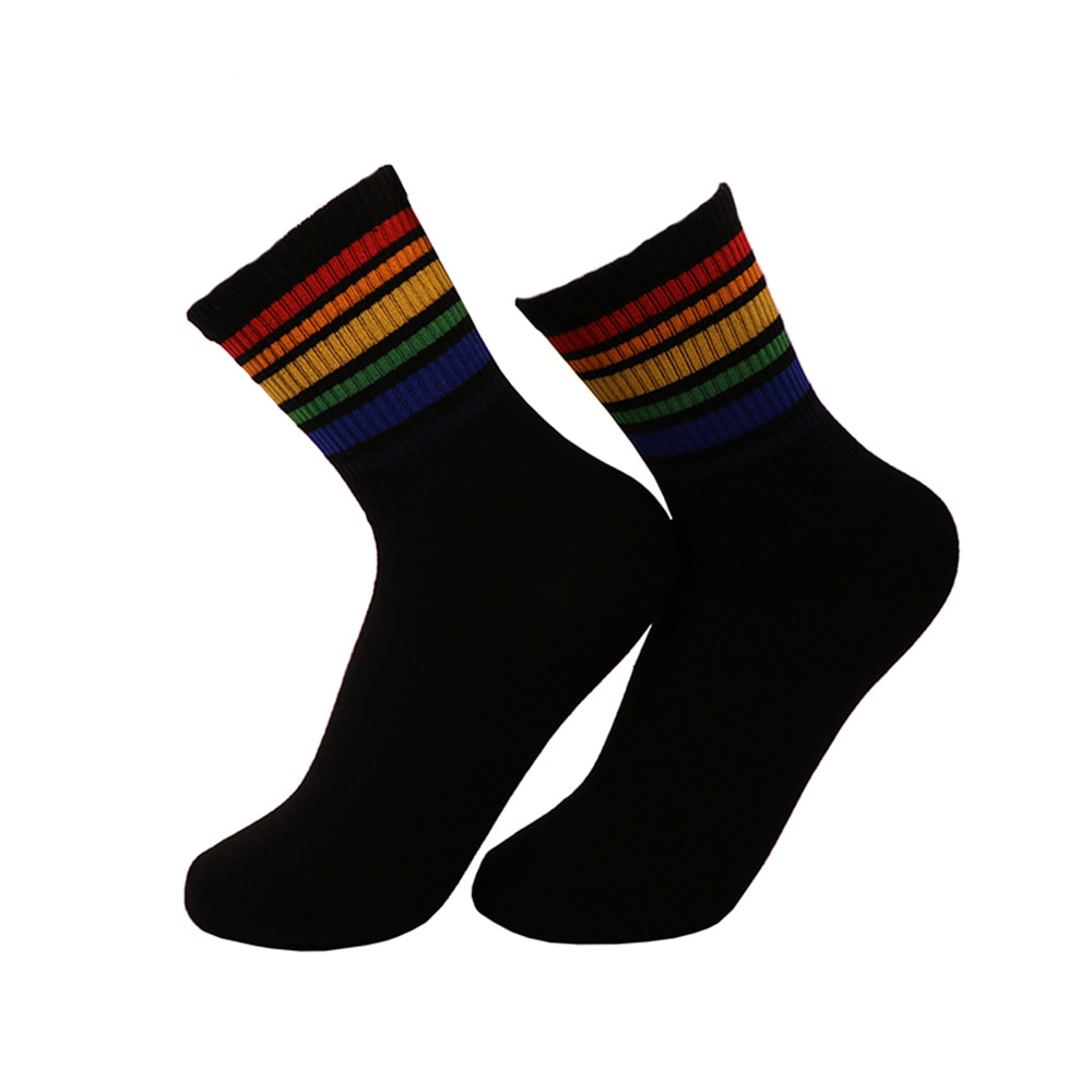 Breathable Color Striped Socks