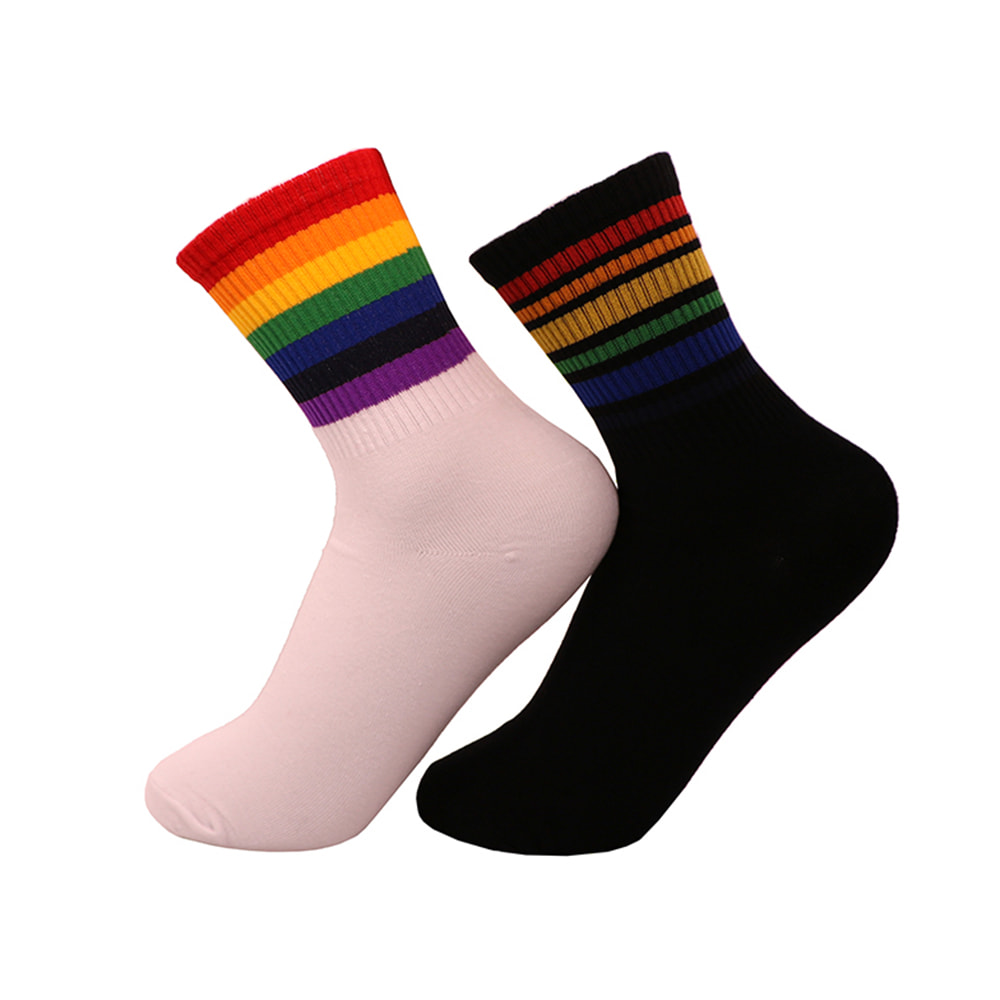 Breathable Color Striped Socks