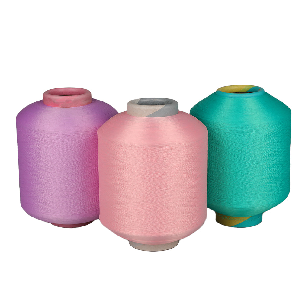 Colored Polyester Covered Yarn