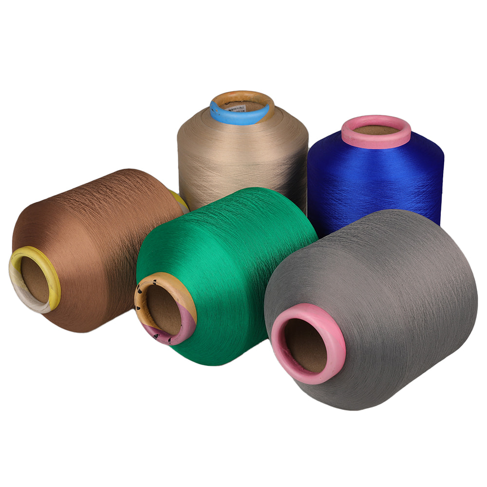 Colored Polyester Covered Yarn