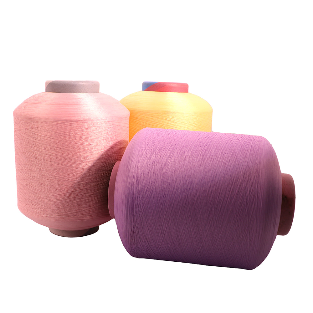 Colored Polyester Covered Yarn