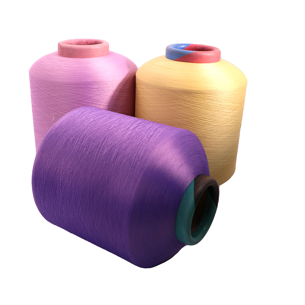 Colored Polyester Covered Yarn