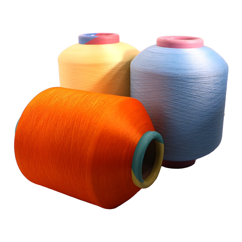 Colored Polyester Covered Yarn