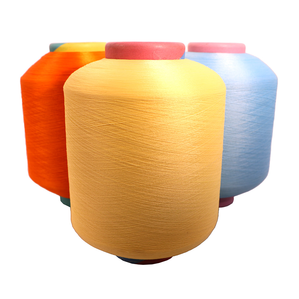 Colored Polyester Covered Yarn